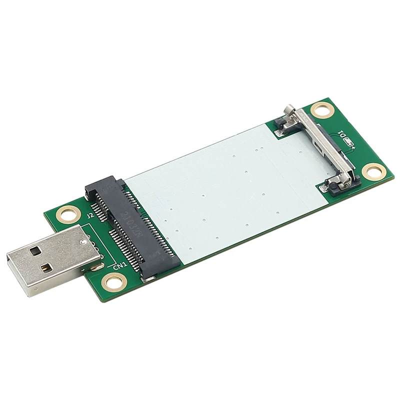 1 Adet PCI-E USB2.0 SIM Adaptörü İle SIM Kart Yuvası Desteği 3G/4G SIM 6pin / 8pin Kart Konektörü Mini Siyah WWAN / LTE Modülü