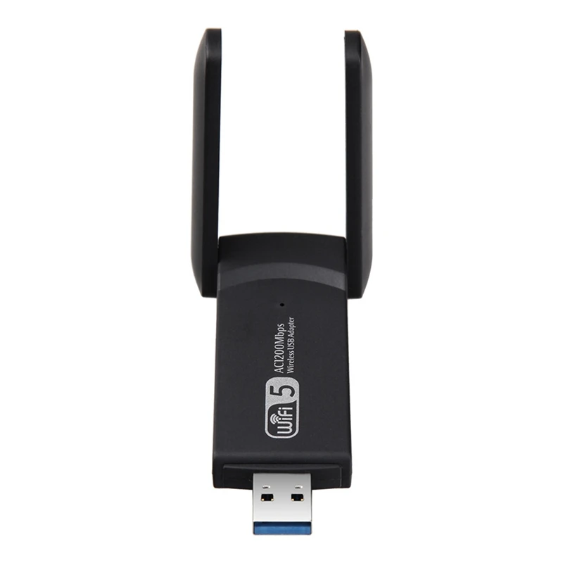 1200 Mbps Wifi5 USB Adaptörü 5G / 2.4 Ghz USB3. 0 Wi-Fi Dongle Kablosuz 802.11 Ax Ağ Kartı Kablosuz Ağ Kartı