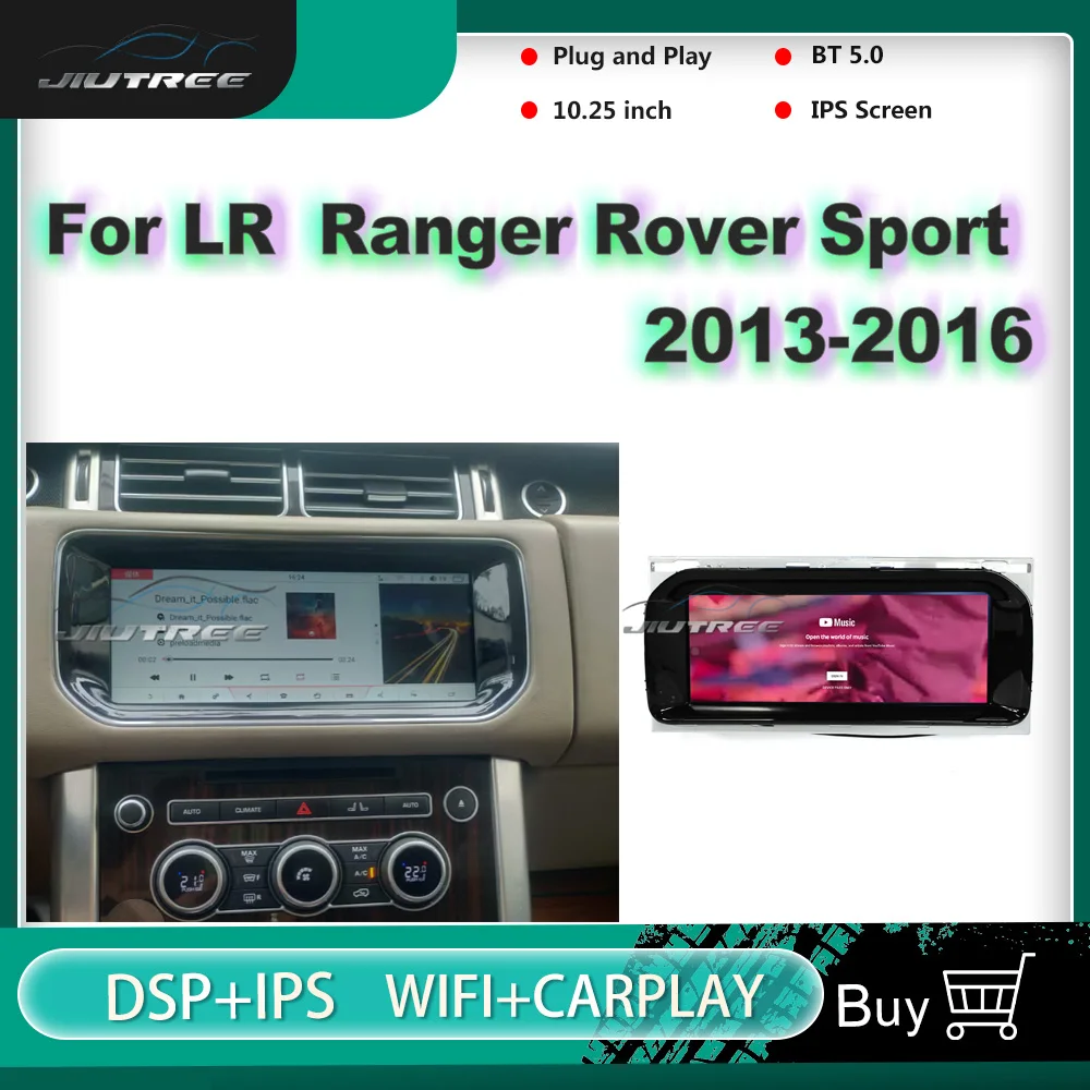 128G Land Rover Range Rover Sport İçin L494 2013-2016 araba android radyosu Stereo Multimedya Oynatıcı GPS navigasyon başkanı Ünitesi