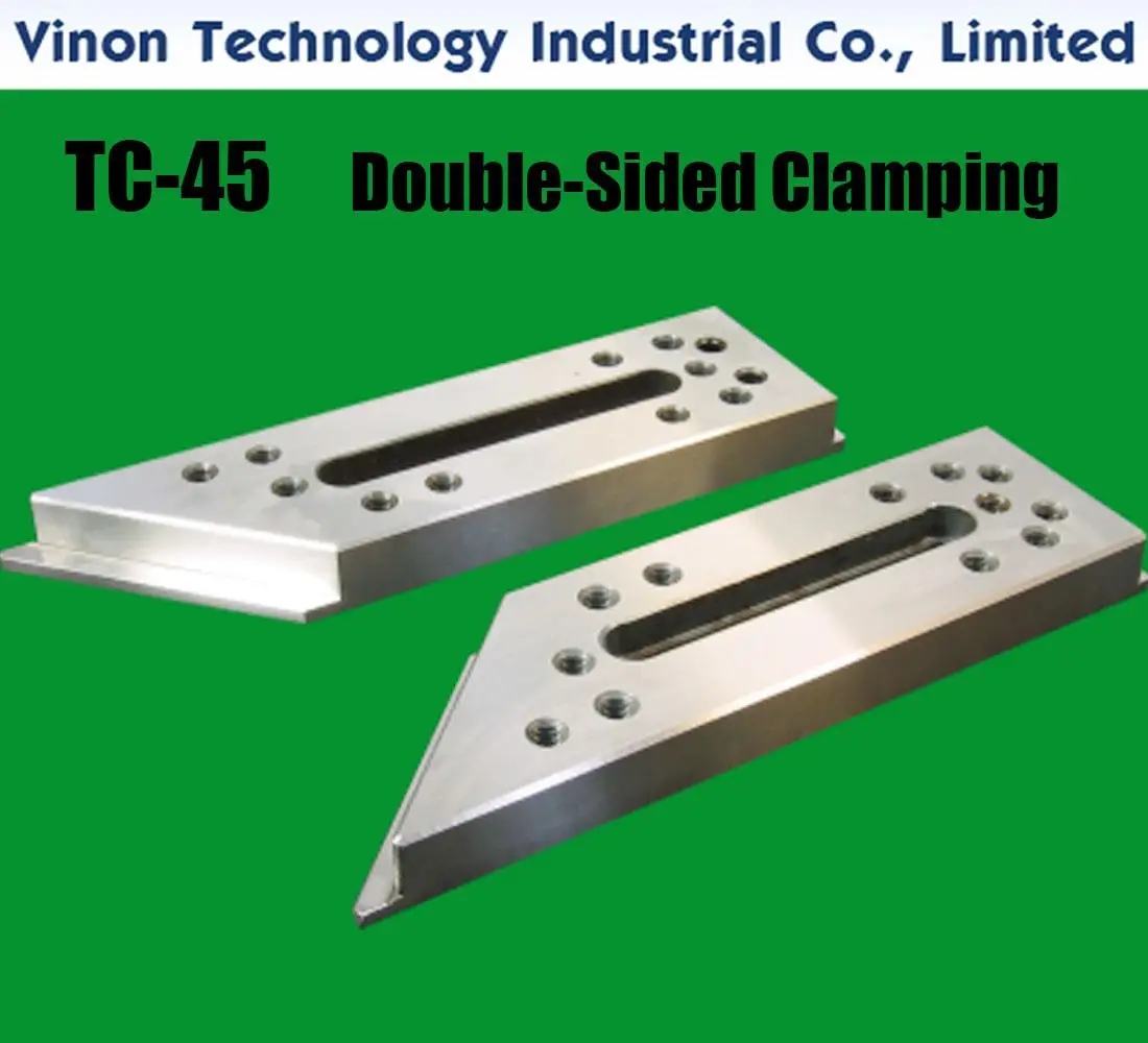 (2 adet paket) TC - 45 Çift taraflı Sıkma Parçaları 60x220x20 + 5mm, paslanmaz Çelik Jig Araçları, EDM YENİLİK Takım Tel EROZYON
