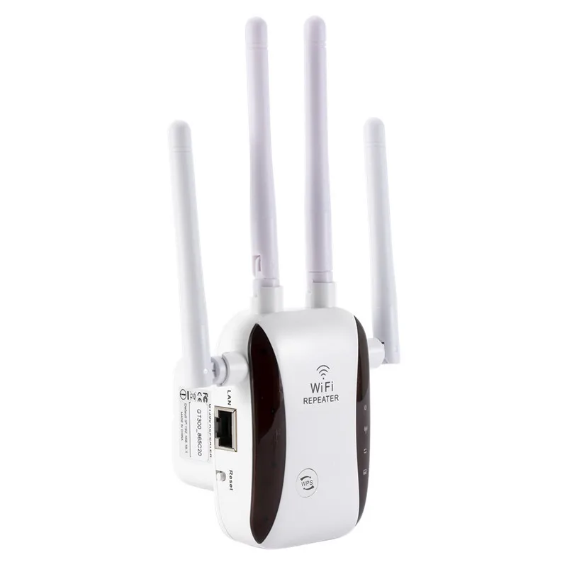 300Mbps kablosuz WiFi yönlendirici Wi-fi tekrarlayıcı güçlendirici 5 ev için uygun beyaz