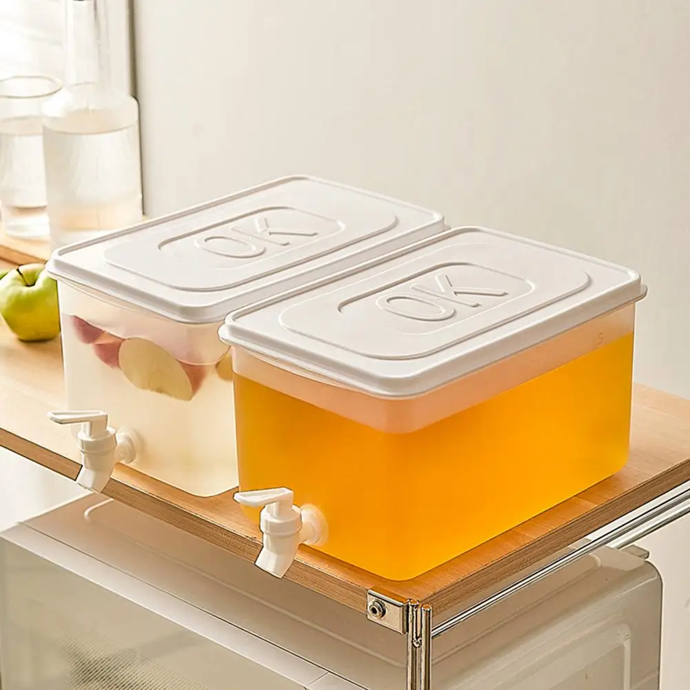 5L Gıda sınıfı PC su deposu Taşınabilir Su deposu Konteyner Musluk, su sürahisi Musluk ile Soğuk su ısıtıcısı çaydanlık Tee su ısıtıcısı