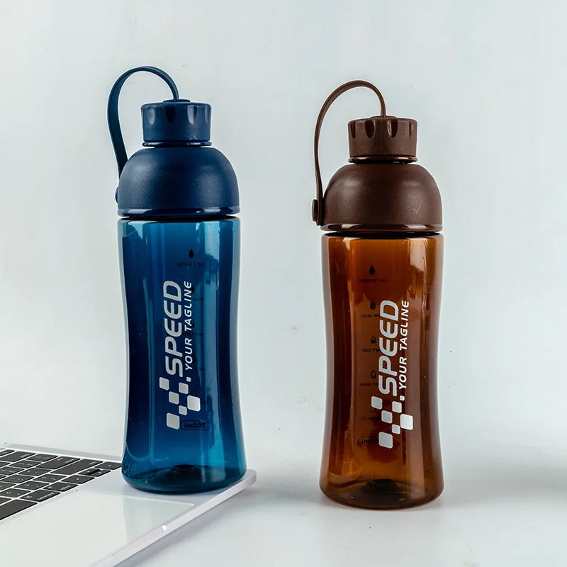 800 ml Büyük Kapasiteli Spor Su Şişesi BPA Ücretsiz Plastik içme şişesi Açık Taşınabilir Spor Su Şişeleri