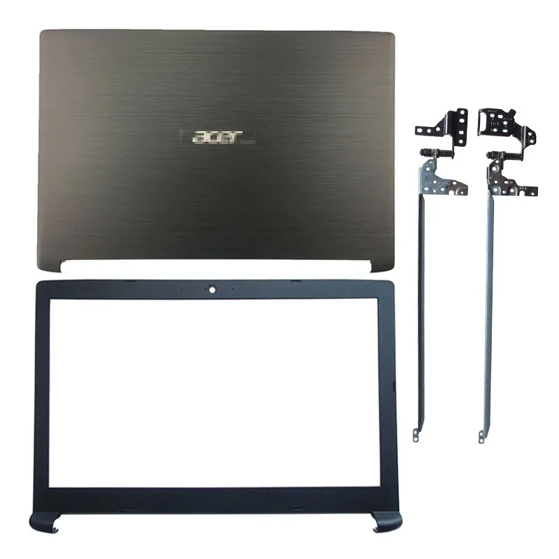 Acer Aspire 7 İçin YENİ A715-71G A715-71 A715-71G-71NC Serisi Laptop LCD arka kapak Ön Çerçeve LCD Menteşeler Plastik Üst Kılıf Siyah