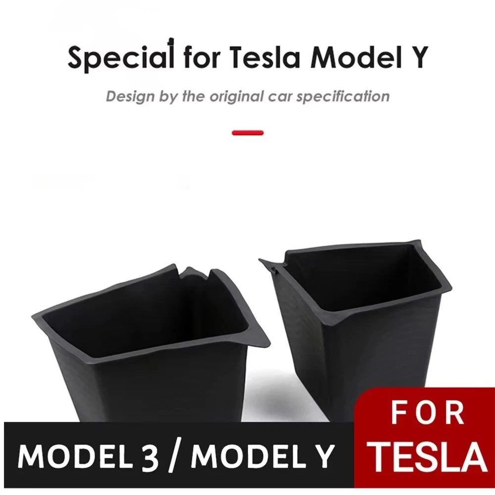 Araba Gövde Yan saklama kutusu Koltuk Altında Organizatör Akın Mat bölme paneli Stowing Tidying Tesla Modeli Y 2020-2022 İçin
