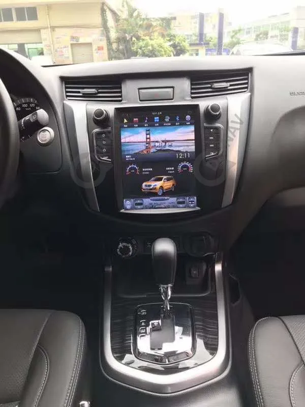 Araba Radyo GPS Multimedya DVD Oynatıcı Nissan Terra İçin Dikey ekran Araba GPS Navigasyon Autoradio stereo