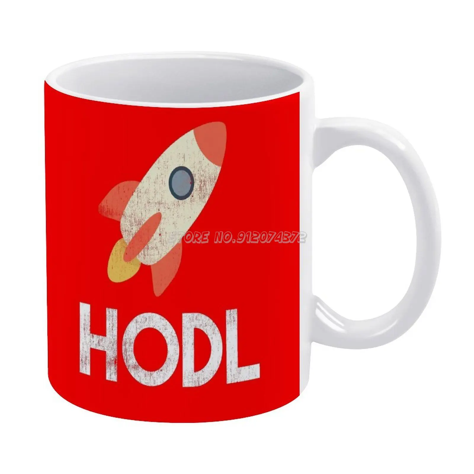 Aya Komik Cryptocurrency Hodl! T Shirt Kahve Kupalar Seramik Çay Bardağı Süt kupa ısıtıcı Kişiselleştirilmiş Arkadaşlar doğum günü hediyesi Ho