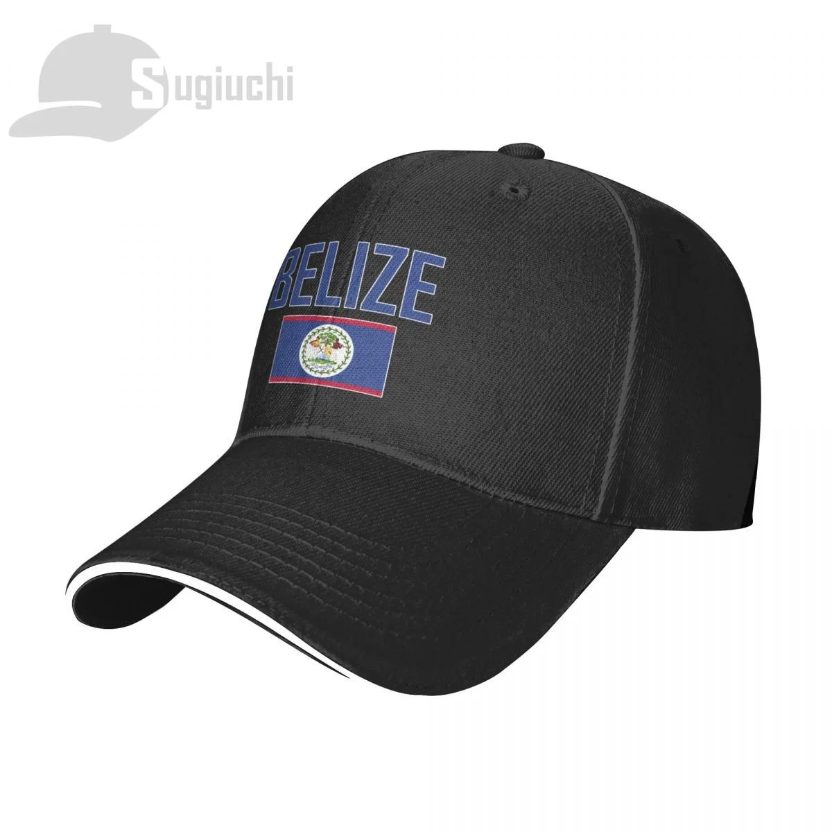 BELİZE Bayrağı Mektup beyzbol şapkası Erkek Kadın Yaz Unisex Hip Hop Kapaklar Pamuk Snapback Golf Şapka Balıkçılık Kapaklar