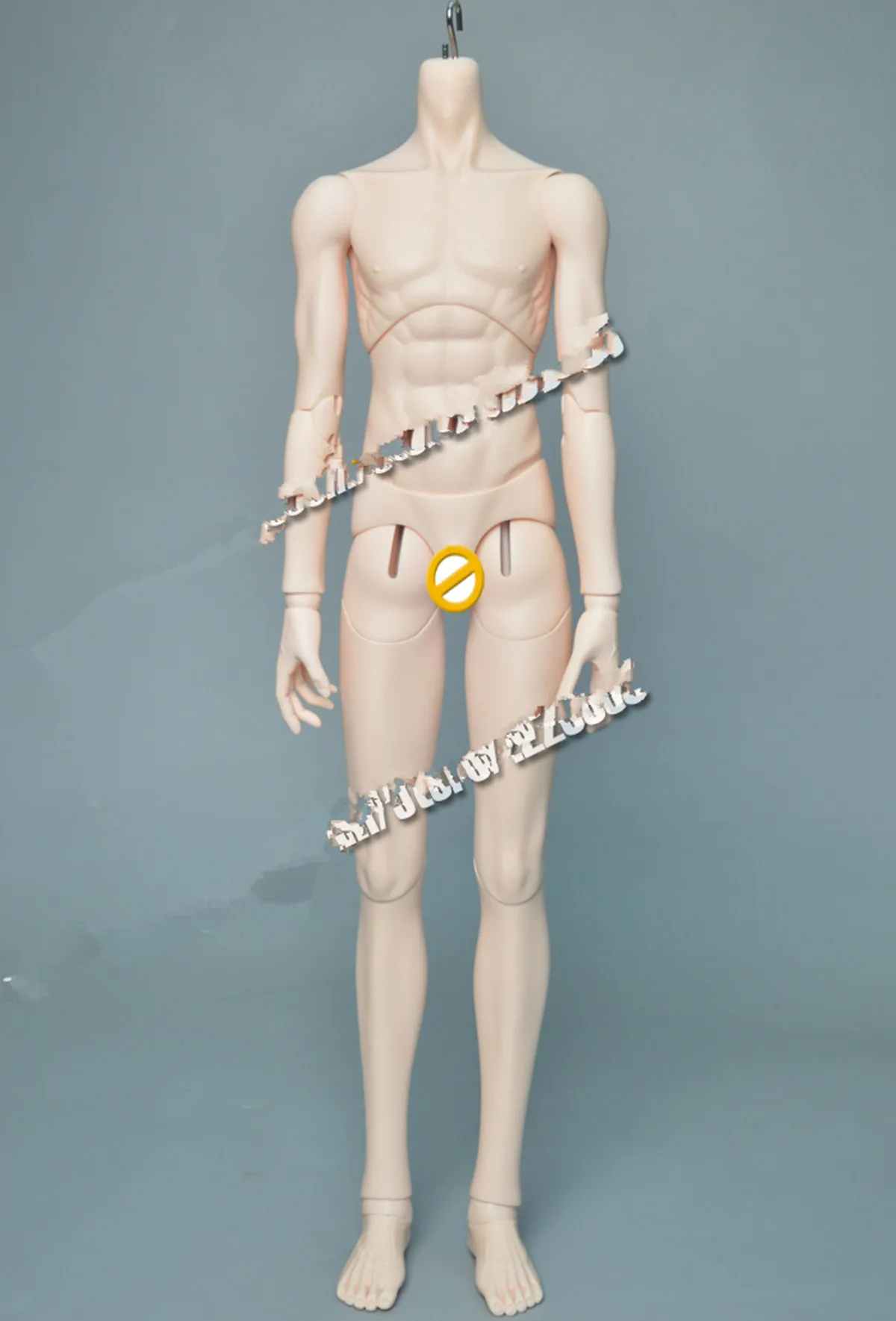BJD 1/3 BJD kas Çocuk vücut (sadece vücut, kafa olmadan) kafa ile 65cm yükseklik