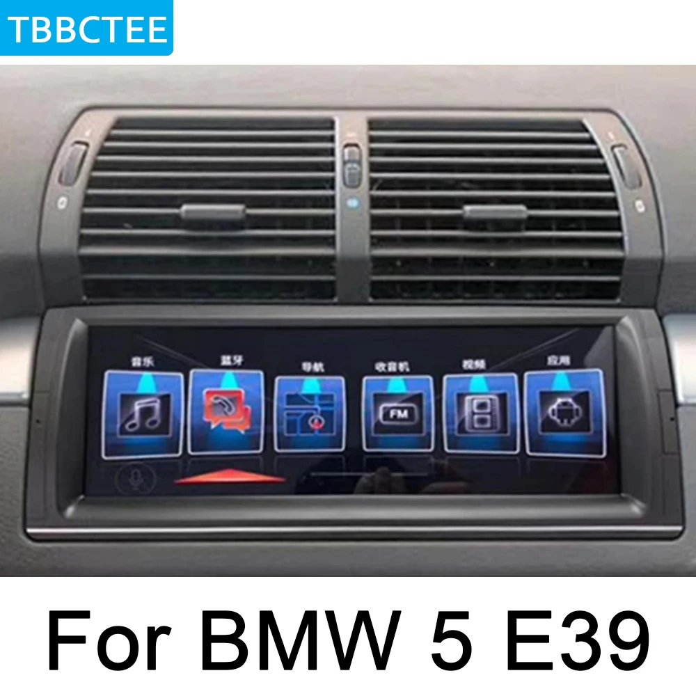 BMW 5 Serisi için E39 1995 ~ 2003 Android Araba radyo Multimedya Video Oynatıcı otomatik Stereo GPS HARİTA Medya Navi Navigasyon WİFİ