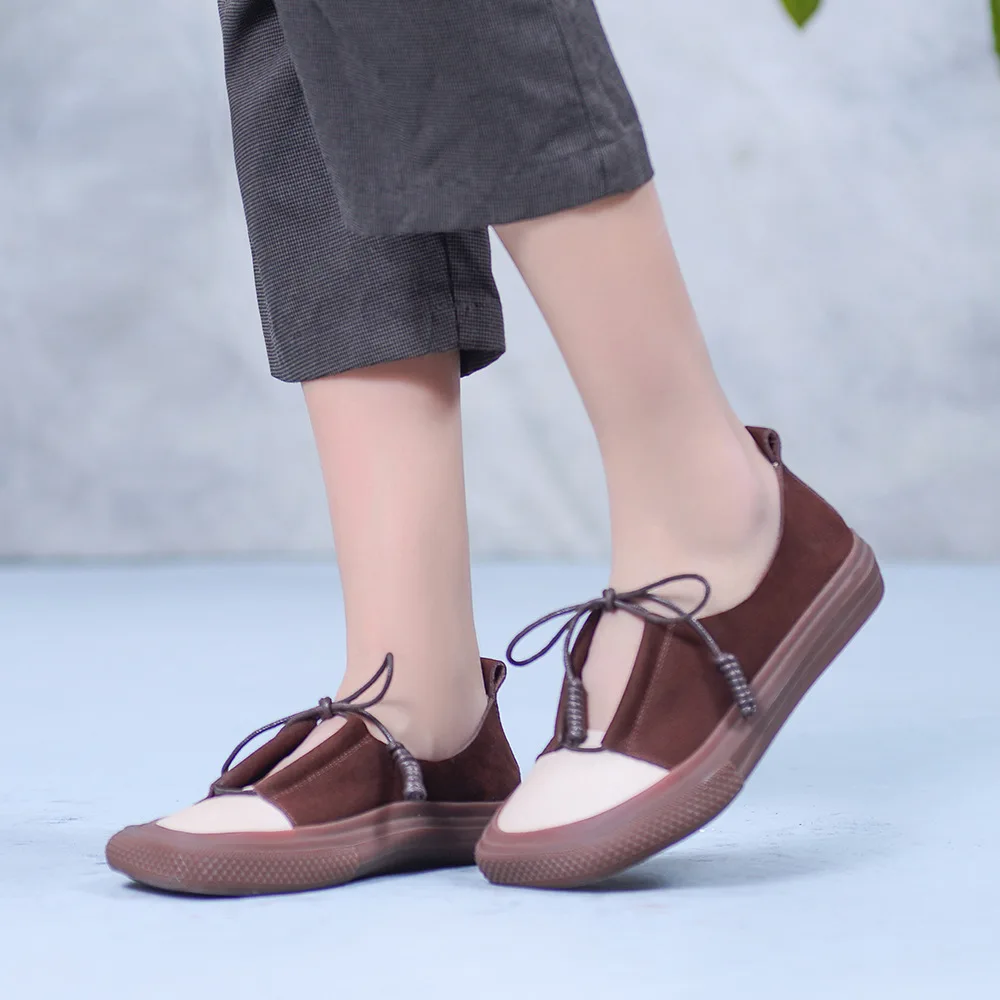 Careaymade-Retro hakiki deri kadın ayakkabısı Orijinal el yapımı deri kadın ayakkabısı ilkbahar yaz yeni sezon ayakkabı rahat