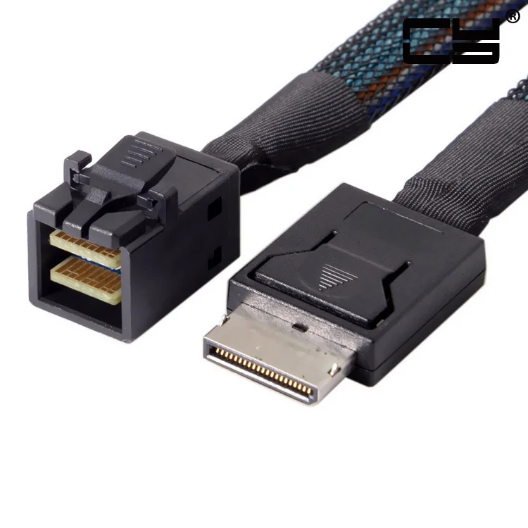CYDZ Jimier OCuLink PCI PCI-Express SFF-8643 SFF için-8611 4i SSD Veri Etkin Uzanan Kablo 50cm
