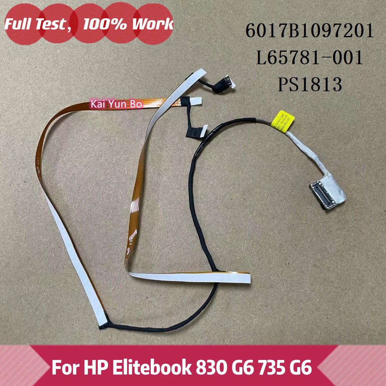 Dizüstü Kızılötesi Kamera HP kablosu Elitebook 830 G6 735 G6 6017B1097201 L65781-001 PS1813