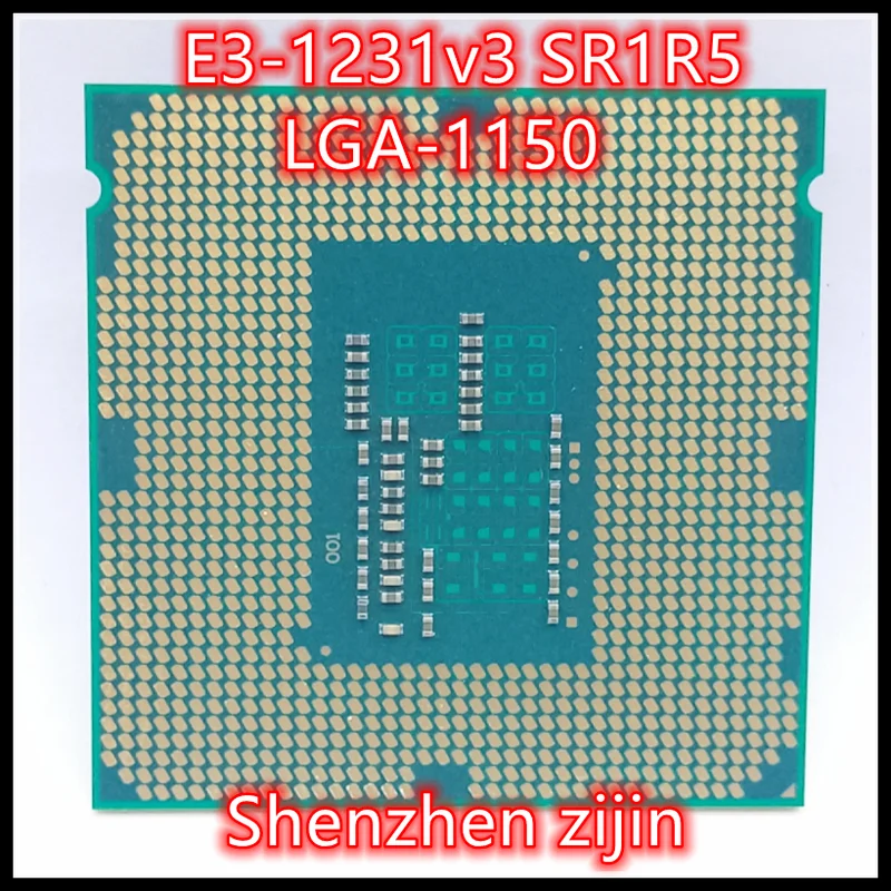 E3-1231 v3 E3 1231 v3 E3 1231v3 SR1R5 3.3 GHz Dört Çekirdekli İŞLEMCİ İşlemci 8M 80W LGA 1150