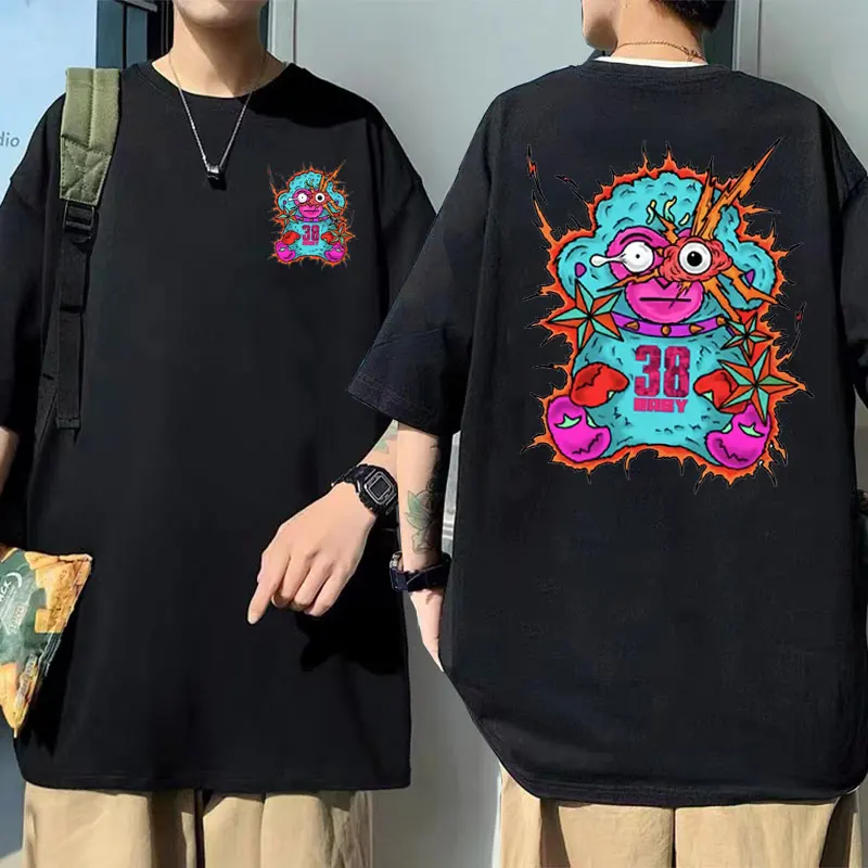 Erkek Kadın Moda Hip Hop T Shirt Şarkıcı Youngboy Asla Kırık Tekrar Nadir Tony Şahin Maymun Dişli Merch Çift Taraflı Grafik Tshirt