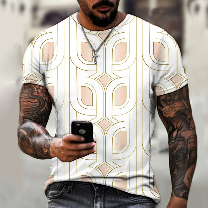 Farsça Desen Erkek Giyim 3D Baskı T Shirt Erkekler için moda üst giyim Giysileri Serin Hip Hop Tarzı Komik O-boyun Gevşek Harajuku Tee