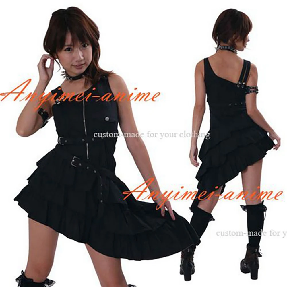 fondcosplay hiphop Gotik Tripp Lolita Punk Moda Kıyafet siyah pamuklu Elbise Cosplay Kostüm CD/TV [CK1038]