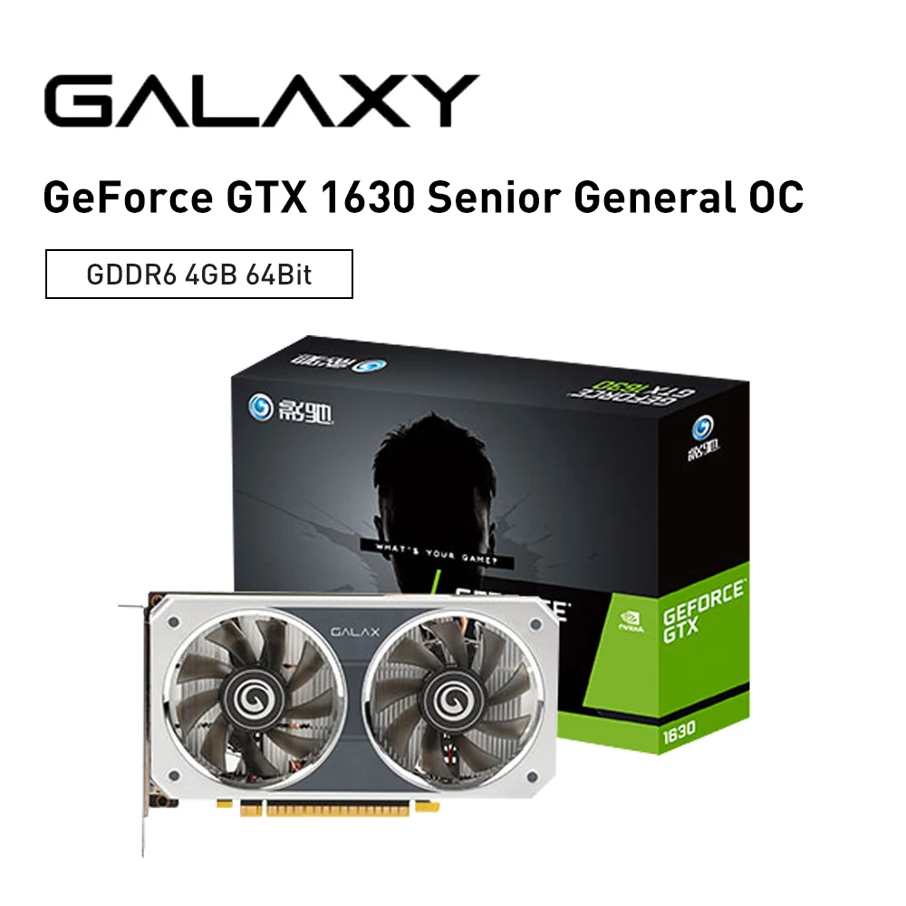 GALAXY 100 % Yeni GTX 1030 GTX1030 Grafik Kartı GDDR6 Oyun Masaüstü Bilgisayar PC Ekran Kartları 64bit 4GB Nvıdıa GPU ekran Kartı