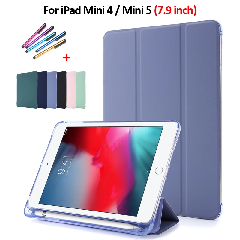 Ipad Mini 5 için Kılıf İle kalemlik Standı Akıllı Kapak Funda iPad Mini 4 İçin Kılıf Kapak Tablet Kapak Çocuk Kız