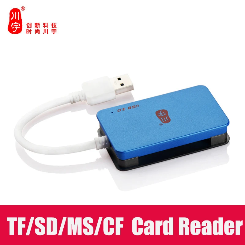 Kawau C385 USB 3.0 kart okuyucu Mikro SDXC SDHC TF Hafıza kart okuyucu Mini Adaptörü İçin Mikro SD / CF / MMC / MS Pro Duo / microSD