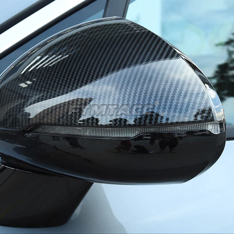 KİA K5 Optima 2020 2021 2022 Oto Araba Parçaları Gövde Yan Kapı dikiz aynası Kapağı Sticker Trim ABS Karbon Fiber Tarzı
