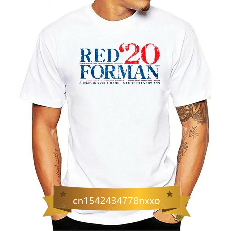 Kırmızı Forman 2020 Rahat T Shirt Erkekler İçin Ashton Kutcher Kelso Hyde Vikings Kısa Kollu Giyim Tees %100 % Pamuk O Boyun T-Shirt