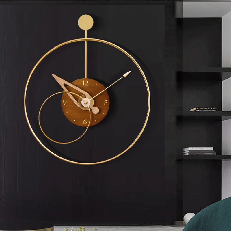 Minimalist Duvar Saati Sanat Büyük İskandinav Dijital Kuvars Lüks Ev Tasarım Mobilya Saat Duvar Metal Saat Ev Saatleri