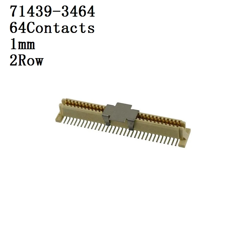 MOLEX-Conector 71439-3464 Konektör, Başlık, 1 mm, 2 Sıra, 64 Kontaklar, Soket 2 ünite / lot