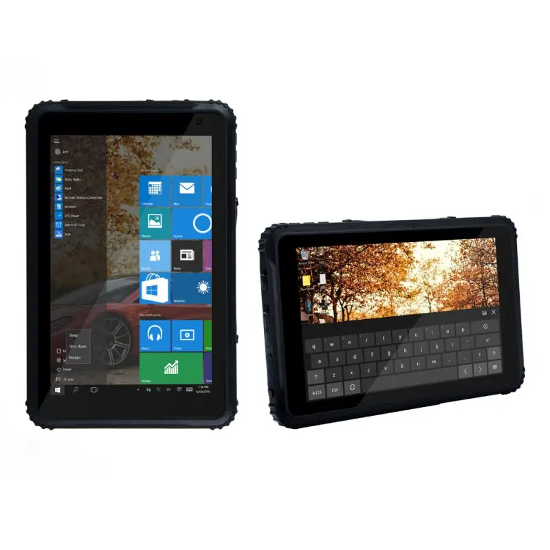 NFC ile Windows10 RAM 4G ROM 64G Su Geçirmez 8 inç IP67 Endüstriyel Sağlam Tablet PC