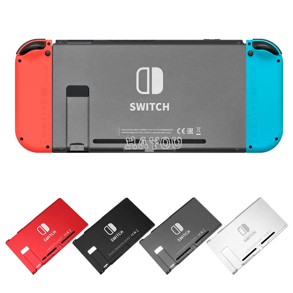 Nintendo Anahtarı için Konut Kabuk Metal case Arka Yedek koruma kapağı Anahtarı Konsolu için Alüminyum Alaşımlı Kabuk