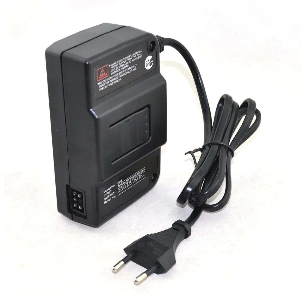 Nintendo N64 için AB Tak AC Adaptör Güç Kaynağı