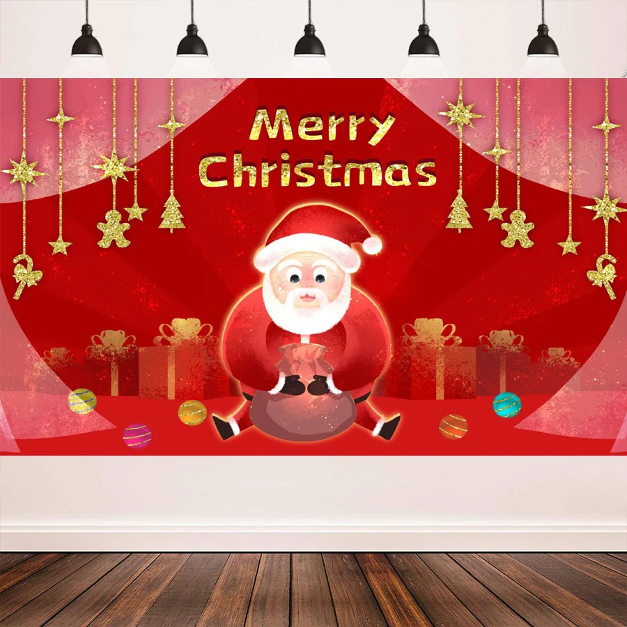 Noel Zemin Arka Plan Mutlu yılbaşı dekoru Ev İçin Afiş Noel 2023 Navidad Mutlu Yeni Yıl 2023 Kerst Doğum