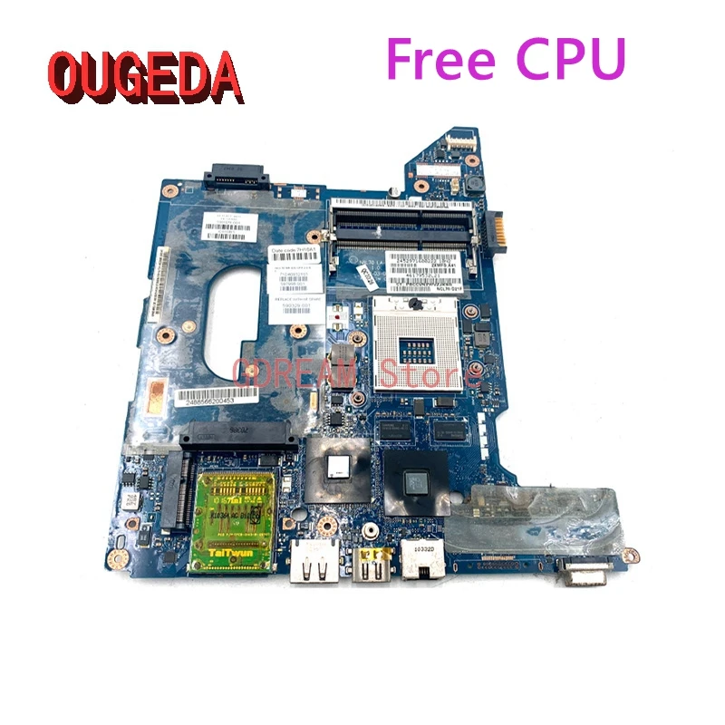 OUGEDA NAL70 LA-4107P 590329-001 HP Compaq CQ41 Laptop anakart HM55 HD 4350 DDR3 ücretsiz CPU ana kurulu tam test