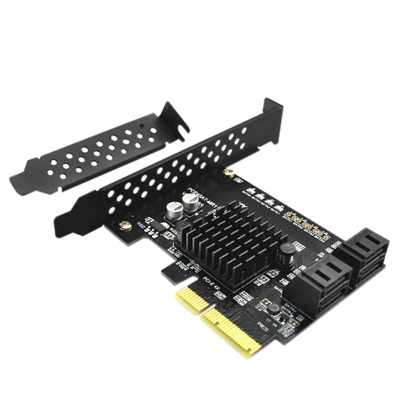 PCI-E 4 Port SATA3.0 RAID Genişletme Kartı 6.0 Gbps PCIE3. 0 Denetleyici adaptör kartı Desteği Pcı - E 4X 8X 16X Arayüzü