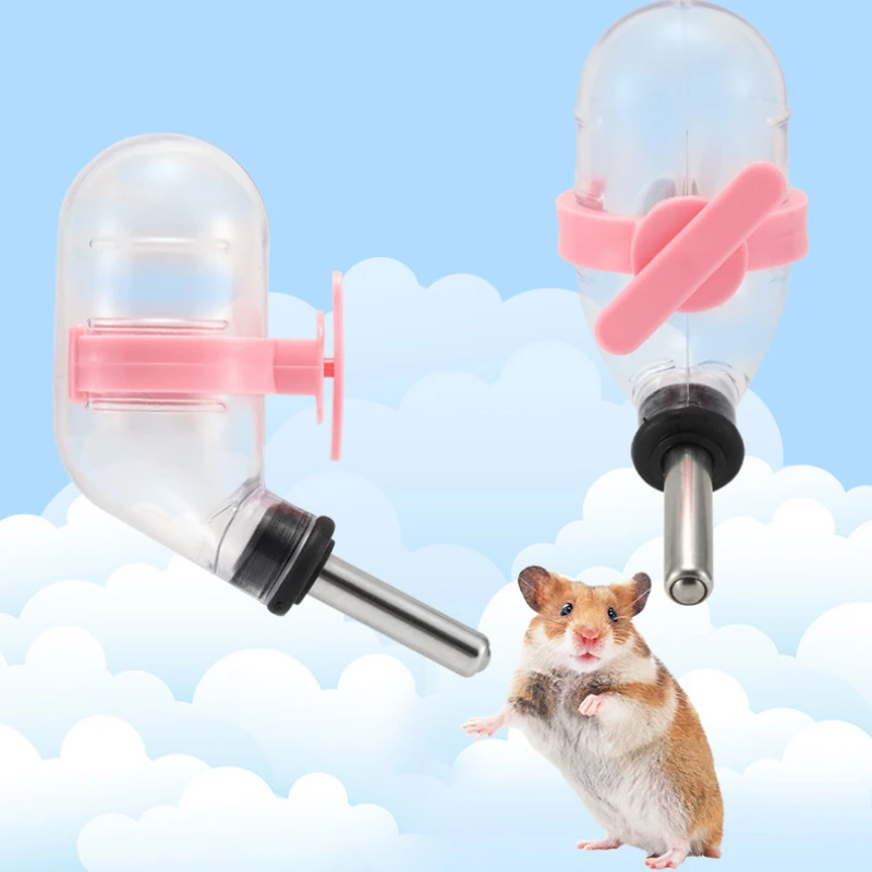 Pet İçme Çeşmeleri Paslanmaz Çelik Otomatik Su suluk Köpekler için Tavşan Hamster Pet su sebili