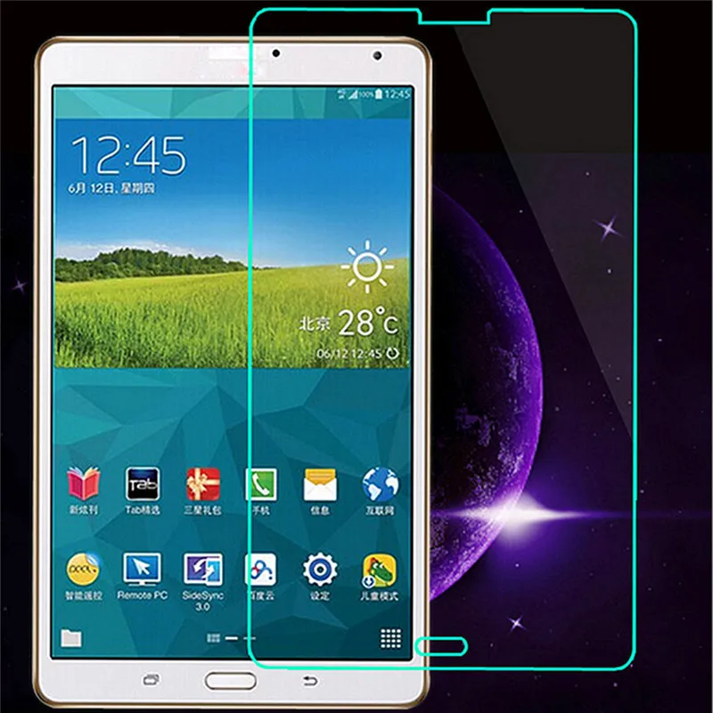 Samsung Galaxy Tab S 8.4 SM-T700 T700 T701 T705 ekran koruyucu için 9H temperli cam Film