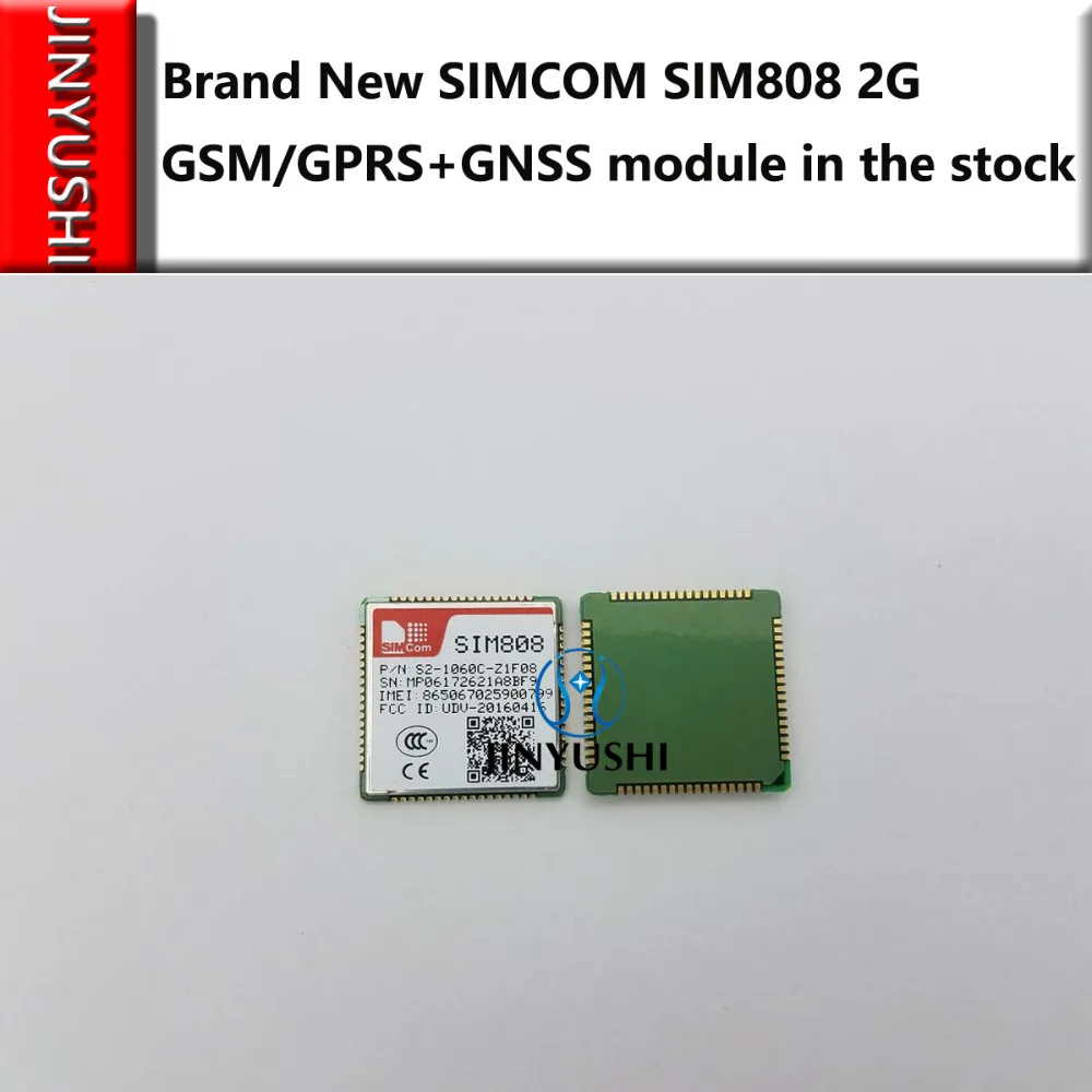 stokta SIM808 2G 100 % Yeni ve Orijinal Orijinal Distribütör GSM/GPRS+GNSS modülü stokta