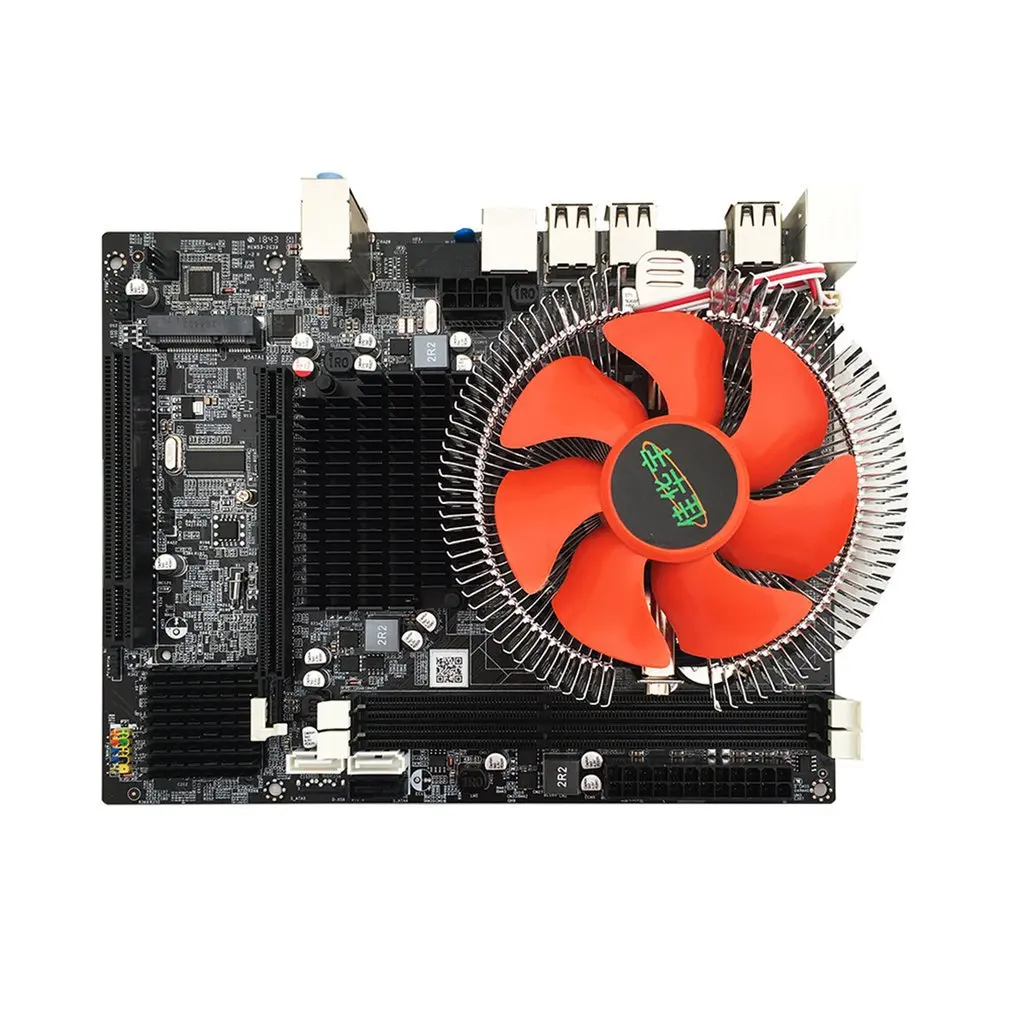 X58 LGA 1366 XEON Anakart Desteği AMD RX Serisi ve REG ECC USB2. 0 MATX DDR3 RAM + CPU + 8G Bellek + Sessiz Fan