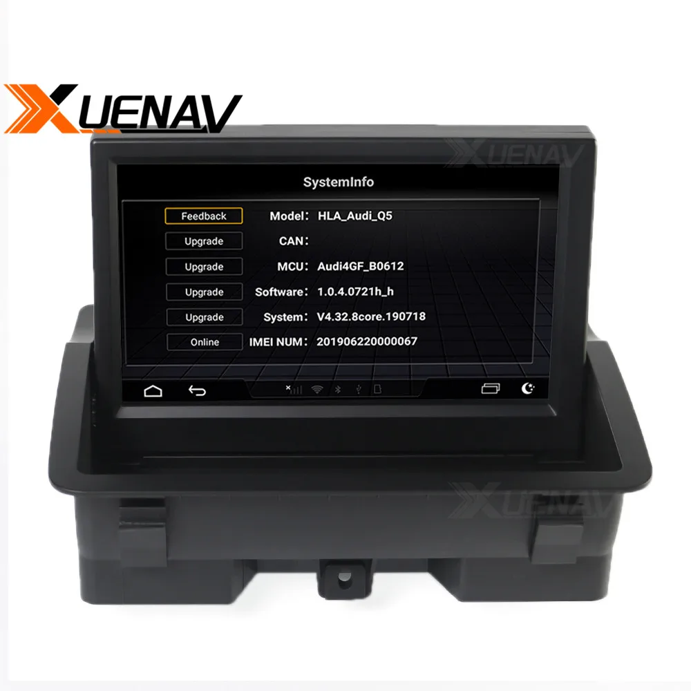 XUENAV Android sistemi Araba GPS Navigasyon-AUDİ A1 2010-2018 otomobil radyosu Stereo Multimedya Oynatıcı TV WİFİ