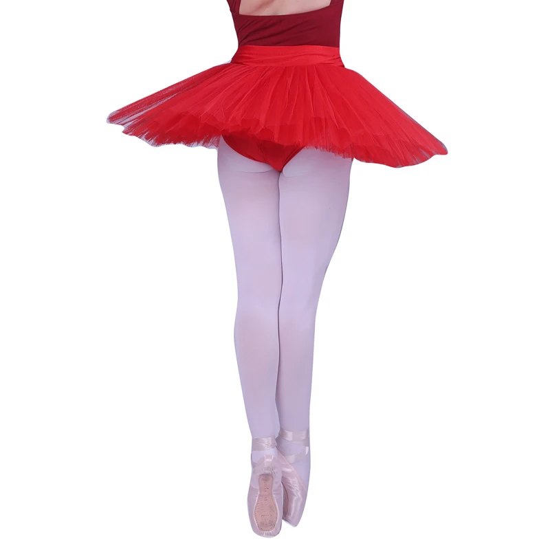 Yeni Profesyonel Bale Tutu Kadın 5 Katmanlar Sert Organze Tabağı Etek Külot bale kostümü Tutu dans eteği 4 Renkler M L XL