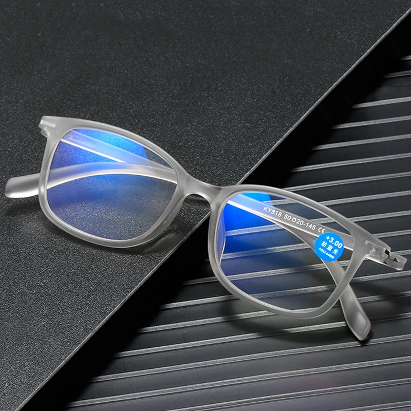 Yüksek Çözünürlüklü Okuma Gözlükleri Diyoptri +1.0 +1.5 +2.0 +2.5 +3.0 3.5 4.0 Ultralight Anti mavi ışık presbiyopi gözlük Unisex