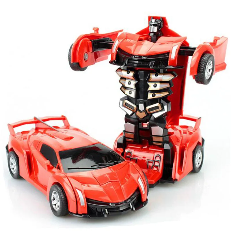 Çocuk oyuncakları Dönüştürme Araba Oyuncak Deformasyon Oyuncak Çocuk Hit Dönüştürme Araba Robot Atalet polis arabası