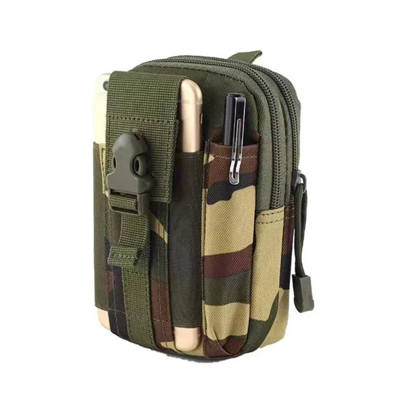 Çok fonksiyonlu Tuval Erkek Bel Çantası Bacak Çantaları Açık Askeri Fermuar 6.8 inç Telefon Bel Paketleri bel çantası Su Geçirmez 20#72